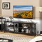 3-Tier Corner TV Stand for TVs up to 65 Inches with Charging Station